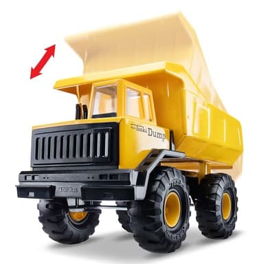Tonka Retro Mighty Dump Truck - Collector's Edition - Made with 2X More Steel, Kids Construction Toy, Metal Truck, Toy Truck for Boys and Girls, Kids, Toddlers, Ages 3+ - Image 5