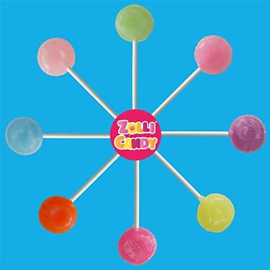 Zollipops Clean Teeth Pops Sugar Free Candy with Xylitol, Dye-Free Lollipops - Keto & Diabetic-Friendly, Dentist-Approved Treats for Kids (Watermelon-Blue Raspberry, 5.2 oz) - Image 5