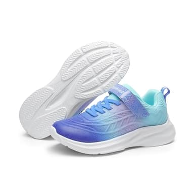 DREAM PAIRS Girls Shoes Kids Tennis Sparkle Ease Running Athletic Lightweight Sneakers for Little/Big Kids Toddler,Size 13 Little Kid,Navy/Purple/Blue,SDRS2411K - Image 6