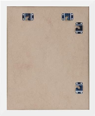 Kids Artwork Frame Changeable (White) - Magnetic Door Holds 100 Art Pieces - 8.5x11 Letter Size Display with Mat or 10x12.5 Without Mat - My Mini Masterpiece - Image 5