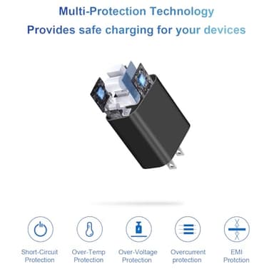 iPhone Charger Fast Charging USB C Charger Block Type C Charge iPad with 6FT C Chargers Cord Compatible with iPhone14/14 Pro Max/13/13Pro/12/12 Pro/11,iPad(Black) - Image 4