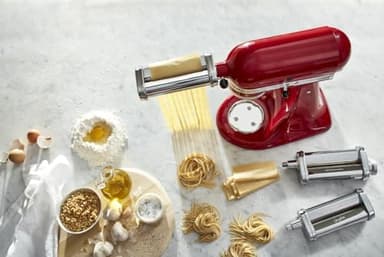KitchenAid KSMPRA Stand Mixer Attachment Pasta Roller & Cutter, 3-Piece Set, Stainless Steel - Image 5