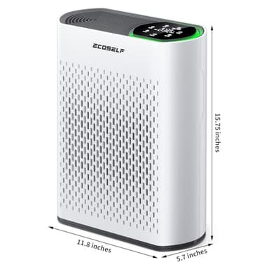 Powerful Air Purifiers for Home Large Room Up to 1400 Ft² with Air Quality Monitor 20dB Sleep Mode, Air Purifier for Bedroom Office Living Room for Pets, Dust Smoke PoIIen Dander Smell HAP602 - Image 9
