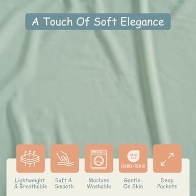 Little Peaches Baby Crib Sheets Neutral - Super Soft Toddler Bed Sheets for Standard Crib Mattress, Crib Sheets for Boys & Girls, Stretchy Knit Fitted Crib Sheet, 2 Pack - Polka Dot-Blue & Cool Blue - Image 5