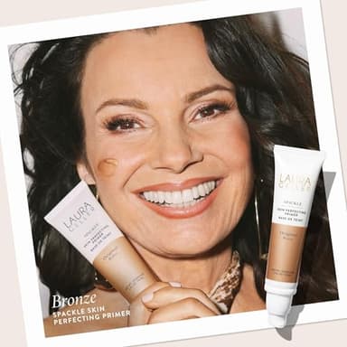 LAURA GELLER NEW YORK Spackle Primer - Bronze - Super-Size 2 Fl Oz - Hyaluronic Acid Makeup Primer for Mature Skin - Image 2