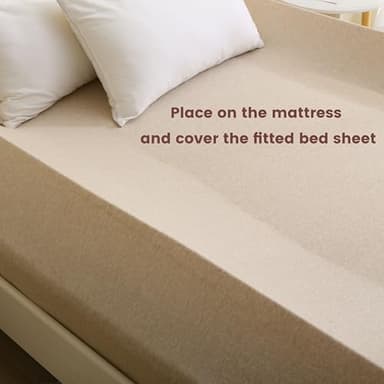 fond + found 2 Pack Bed Rail Bumpers Foam Safety Bed Rail for Kids Toddlers, Non-Slip Bed Bumper Washable Cover for Twin, Queen, King Beds - Image 2