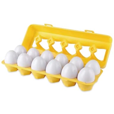 Nothing But Fun Toys Shape Sorter Eggs 12 Piece playset Designed for Children Ages 12+ Months,Multi - Image 7