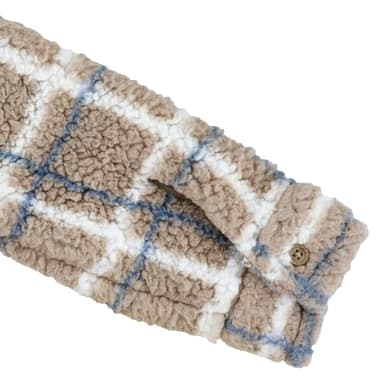 Huggies Sherpa Button Up Shacket and Jogger Pants 2-Piece Outfit Set - Image 5