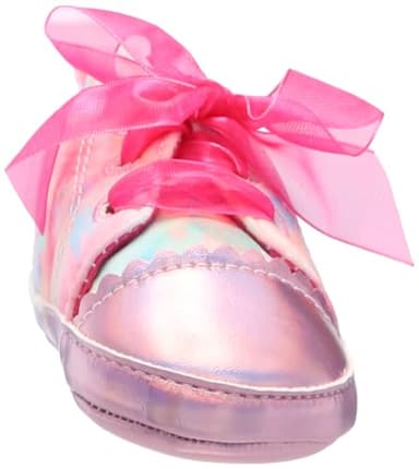 Josmo Baby Girls Sneakers Crib Shoes Infant Booties (0-12 Months), Pink Tie Dye, 4 - Image 2