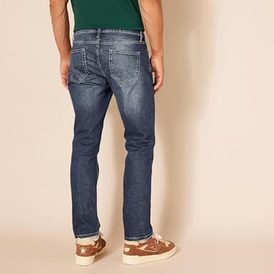 Amazon Essentials Men's Slim-Fit Jeans - Discontinued Colors, Dark Wash, 38W x 29L - Image 3
