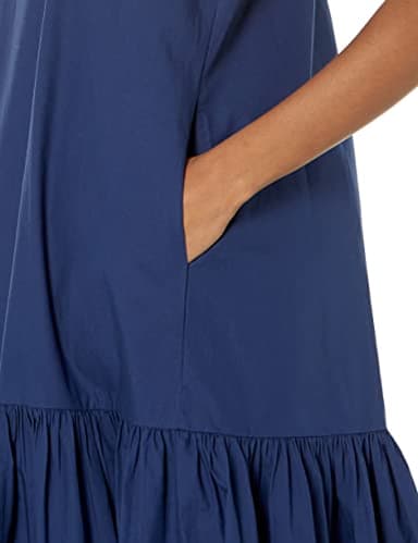 The Drop Women's Ilana Loose Sleeveless Wide-Hem Poplin Maxi Dress, Navy, 2X, Plus Size - Image 3