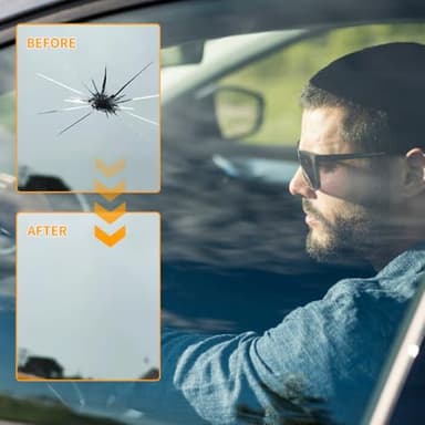 YAUNJI Cracks Gone Glass Repair Kit, 2025 New Windshield Crack Repair Kit for Car Chips and Cracks, Universal Glass Crack Repair Liquid for Automotive Windscreen Tool (2 PCS) - Image 8
