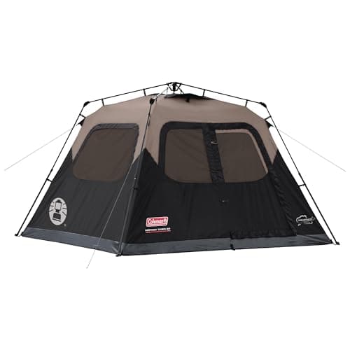 Coleman Instant Tent with 1-Minute Setup, 4/6/8/10 Person Tent with Pre-Attached Poles, Air Vent, & Carry Bag - Image 1