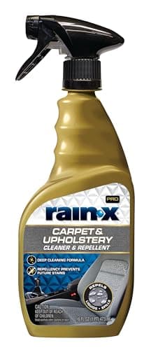 Rain-X 620234SRP Carpet & Upholstery Cleaner Repellent for Car Interiors & More, Cleans + Repels Spills while Preventing Stains, Fresh Scent 16 Fl Oz. - Image 1