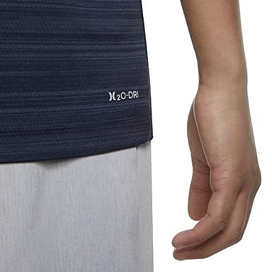 Hurley boys H20-dri Polo T Shirt, Obsidian Heather, Medium US - Image 10