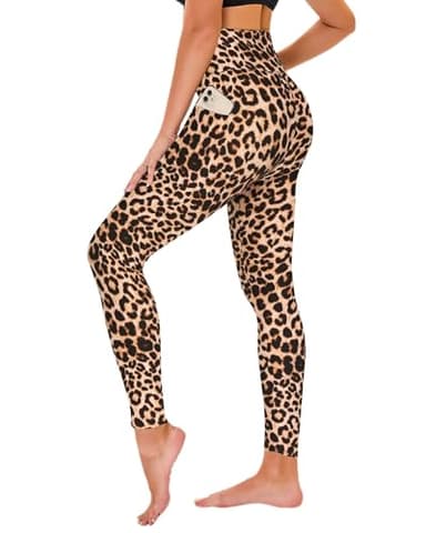 High Waisted Leggings for Women - No See Through Buttery Soft Novelty Workout Yoga Pants with Pockets - Image 1