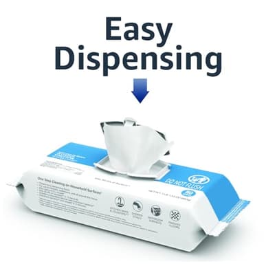 Amazon Basics Disinfecting Wipes, Lemon & Fresh Air Scent, Sanitizes/Cleans/Disinfects/Deodorizes, 320 Count (4 Packs of 80) - Image 7