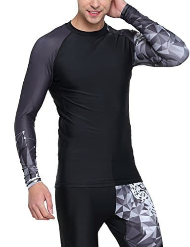 HUGE SPORTS Wildling Series UV Protection Quick Dry Compression Rash Guard (Lion,L) - Image 6