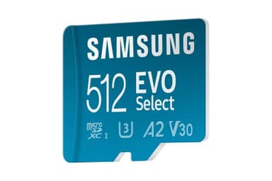 SAMSUNG EVO Select Micro SD-Memory-Card + Adapter, 512GB microSDXC 130MB/s Full HD & 4K UHD, UHS-I, U3, A2, V30, Expanded Storage for Android Smartphones, Tablets, Nintendo-Switch (MB-ME512KA/AM) - Image 3