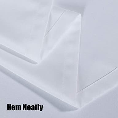 BONZER Outdoor Curtains for Patio Water Resistant Heavy Privacy Sunlight Blocking Grommet Outside Curtains for Porch, Pergola, Gazebo, 1 Panel, 84W x 120L inch, White - Image 5