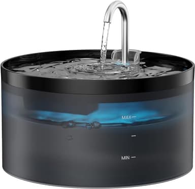 Cat Water Fountain: 108oz/3.2L Cat Fountain Super Silent Pet Drinking Dispenser - Water Fountains for Kitty Indoor - Quiet Pump and Faucet Design - Suitable for Cats and Dogs - BEMOONY - Image 1