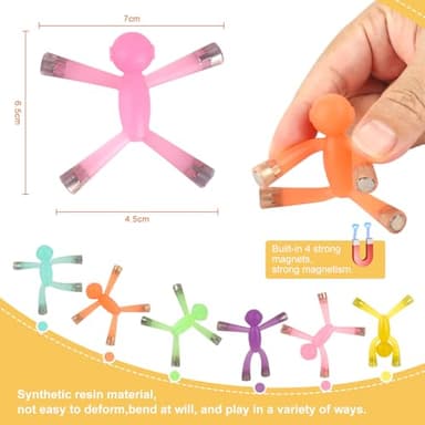 laleay 6pcs Magnetic Toys,People Figures for Kids, Adults Kids Gifts, Magnetic Men for Teens Gifts,Kids Sensory Toys - Image 6