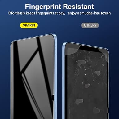 SPARIN Screen Protector for iPad 11th 10th Generation (iPad A16 11-inch 2025/10.9 inch 2022), 2 Pack Tempered Glass for iPad 11/10 Gen, Case Friendly, Anti-Scratch, Touch Sensitive - Image 8