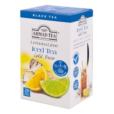 Ahmad Tea Black Tea, Cold Brew Lemon and Lime Teabags, Iced Tea, 20 ct (Pack of 1) - Caffeinated and Sugar-Free - Image 7