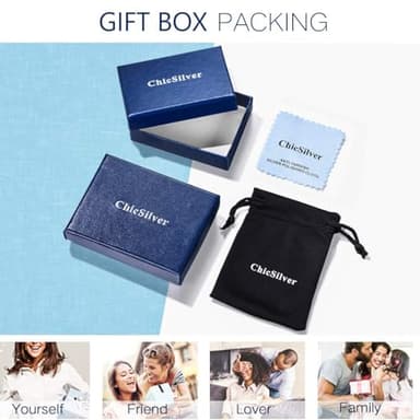 Hypoallergenic 925 Sterling Silver Tiny Pendant Necklace, Delicate Simple Geometric Triangle Necklaces for Women - Image 7