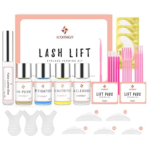 Lash Lift Kit, Eyelash Perm Kit, Professional Eyelash Curling Lash Extension Set, Glue Upgraded Version, Lash Extensions, Lash Curling, Semi-Permanent Curling Perming Wave Suitable For Salon - Image 1