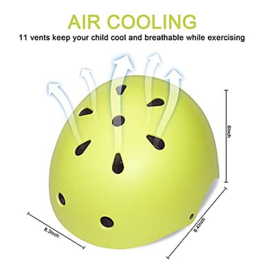 BURSUN Kids Bike Helmet Ventilation & Adjustable Toddler Helmet for Ages 2-3-5-8 Kids Boys Girls Multi-Sport Helmet for Bicycle Skate Scooter, 5 Colors - Image 2