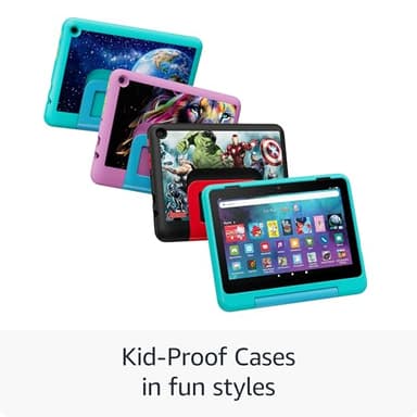 Amazon Fire HD 8 Kids Pro tablet (newest model), ages 6-12. Bright 8" HD screen, includes ad-free content, parental controls, 13-hr battery, slim case for older kids, 64GB, Hello Teal - Image 6