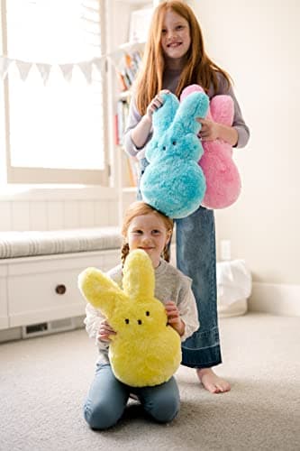 Animal Adventure | Shaggy Bunny Peeps | 15” Collectible Plush | Yellow - Image 5