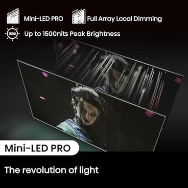 Hisense 65-Inch Class U7 Series Mini-LED ULED 4K UHD Google Smart TV (65U7N, 2024 Model) - QLED, Dolby Vision IQ, Dolby Atmos, Full Array Local Dimming, 144Hz Game Mode Pro, VRR, Alexa Compatibility - Image 5