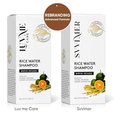Rice Water Hair Growth Shampoo with Biotin - Hair Shampoo for Thinning Hair and Hair Loss, All Hair Types, Men and Women 10 Fl Oz - Image 5