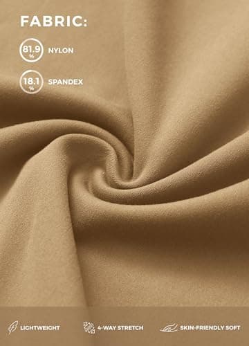 Willit Women's Yoga Pants Wide Leg Dress Work Pants Stretch Casual Pants Slacks with Pockets High Waist 32" Deep Khaki 3XL - Image 4