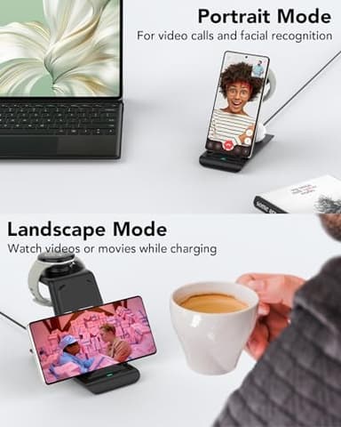 Upgraded 3 in 1 Wireless Charger for Google Pixel Watch 3/2, for Pixel 10/10 Pro/10 Pro XL/9 Pro/9/Fold/8,Pixel Buds Pro 2/Pro,Wireless Charging Station for Multiple Devices (Not for Pixel Watch 4/1) - Image 7