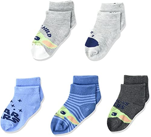STAR WARS Unisex-Baby The Mandalorian 5 Pack Shorty Socks - Image 1