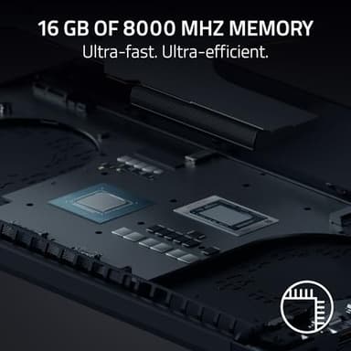 Razer Blade 14 (2025) Gaming Laptop: NVIDIA GeForce RTX 5060 - AMD Ryzen AI 9 365 CPU - 3K 120Hz OLED Display - 16GB LPDDR5X RAM - 1TB SSD - Thin & Lightweight - Chroma RGB - Windows - Black - Image 6