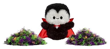 Fluffie Stuffiez Halloween Frankenstein Small Collectible Feature Plush, Surprise Reveal Unboxing with Huggable ASMR Fidget DIY Fur Pulling, Ultra Soft Fluff - Image 4