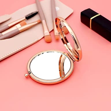 Ming Heng 18th Birthday Gifts Inspirational Compact Makeup Rose Gold Makeup Mirror for Daughter Niece Sister Best Friends,Coming of Age Gift for Girls,18 Years Old Birthday Party Gift - Image 4