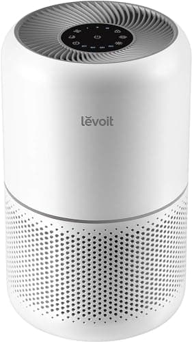 LEVOIT Air Purifier for Home Allergies Pet Hair in Bedroom, Covers Up to 1073 ft² by 56W High Torque Motor, AHAM VERIFIDE, 3-in-1 Filter with HEPA Sleep Mode, Remove Dust Smoke Odor, Core300-P, White - Image 1