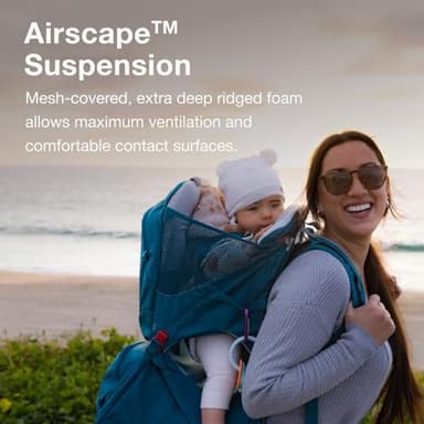 Osprey Poco SLT Lightweight Child Carrier Backpack, Black - Image 5