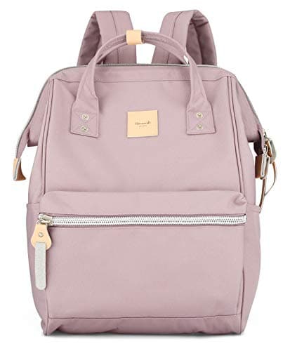 Himawari Laptop Backpack, Stylish Eco-Friendly Canvas, 11"x16"x6.3", Large Capacity, Multi-Functional with USB Port, Padded Back Panel, Adjustable Shoulder Straps - Image 1