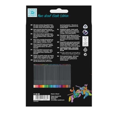Faber-Castell Black Edition Colored Pencils, Classic 1 Count (Pack of 36) - Image 3