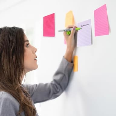 9 Pack Lined Sticky Notes 4X6 in Post Sticky Notes with Lines, Large Ruled Post Sticky Colorful Super Sticking Power Memo Pads Strong Adhesive (Pink Themed) - Image 5