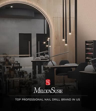 MelodySusie Cordless Electric Nail Drill Machine 11 in 1 Kit,PC180F 25000RPM Portable Rechargeable Nail Efile Set for Acrylic Gel Dip Powder Nails, 25 Speeds Manicure Pedicure Polishing Shape Tools - Image 8