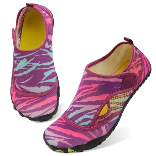 Womens and Mens Water Shoes Breathable Quick Dry Swim Pool Shoes Thicken Soles Barefoot Aqua Shoes for Beach Diving Hiking Water Sports 6.5 Women/4.5 Men - Image 1