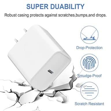 iPhone 14 13 12 11 Charger Fast Charging iPhone Fast Charger 3-Pack 20W iPad Charger 6FT C Chargers Fast Charging Cord Whit iPhone 14/14 Pro Max/13 Pro/13/12 Mini/12 Pro Max/11 Pro Max/Xs and iPad - Image 4