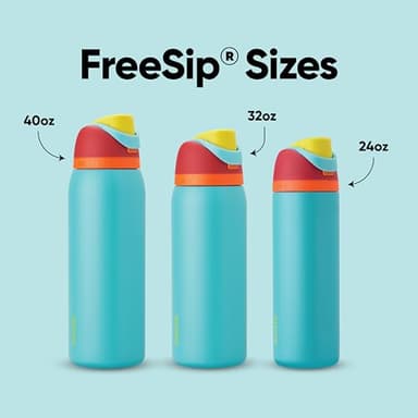 Owala FreeSip Insulated Stainless Steel Water Bottle with Straw, BPA-Free Sports Water Bottle, Great for Travel, 32 Oz, Summer Sweetness - Image 5